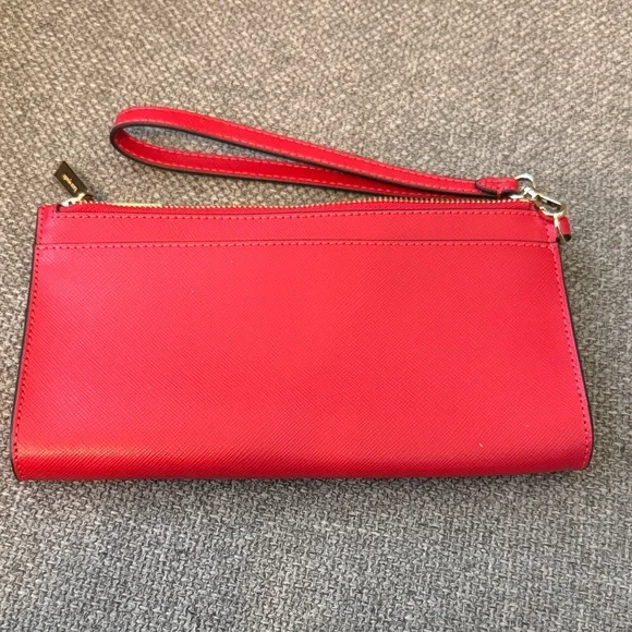 Kate Spade Vibrant Red Wristlet Clutch - Picture 3 of 11